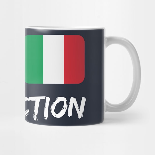 Italian Plus Irish Perfection Mix Flag Heritage Gift by Just Rep It!!